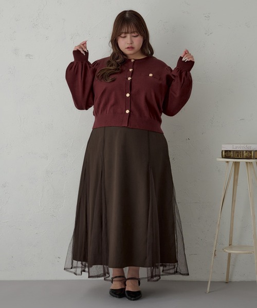 「Louiosy」 フレアスカート X-LARGE ブラック レディース_画像7