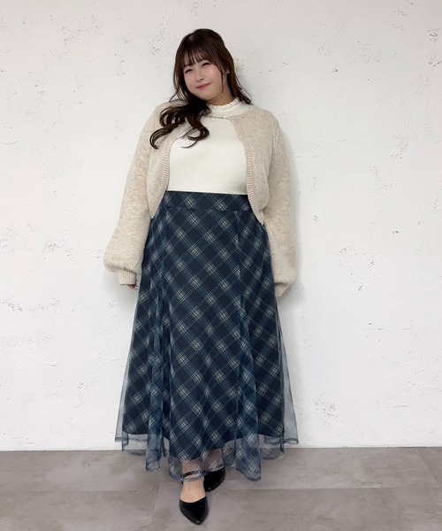 「Louiosy」 フレアスカート X-LARGE ブラック レディース_画像9
