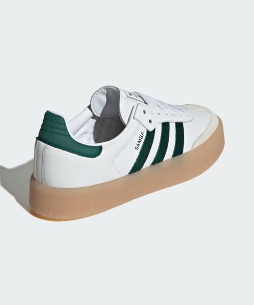 adidas（アディダス） ローカットスニーカー 26.0cm ホワイト×グリーン