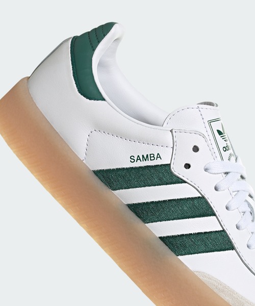 adidas（アディダス） ローカットスニーカー 26.0cm ホワイト×グリーン