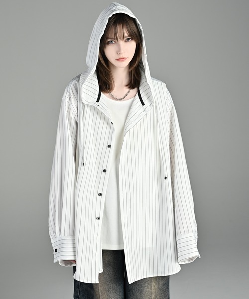 「ADRER」 長袖シャツ X-SMALL ホワイト メンズ_画像5