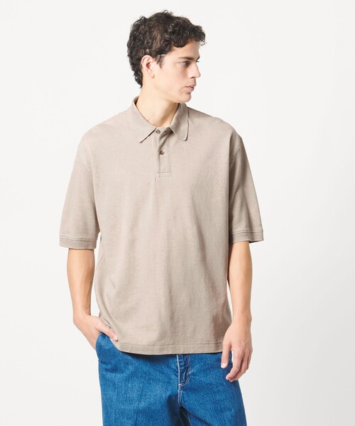 LOEFF（ロエフ） tシャツ 「LOEFF」ピケ ショートスリーブ ポロシャツ