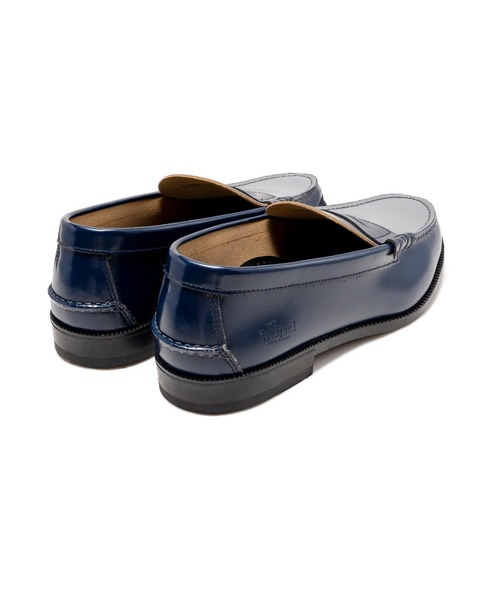 ローファー COMBI LOAFERS NVY GRY メンズの画像