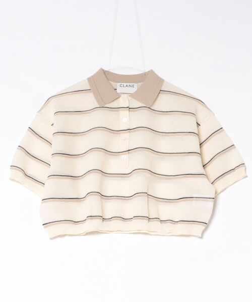 CLANE（クラネ） ポロシャツ ポロ CLANE/クラネ/SPONGY SHEER POLO