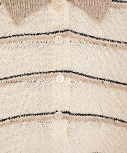 CLANE（クラネ） ポロシャツ ポロ CLANE/クラネ/SPONGY SHEER POLO
