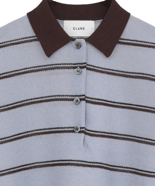 CLANE（クラネ） ポロシャツ ポロ CLANE/クラネ/SPONGY SHEER POLO