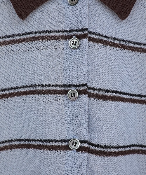 CLANE（クラネ） ポロシャツ ポロ CLANE/クラネ/SPONGY SHEER POLO