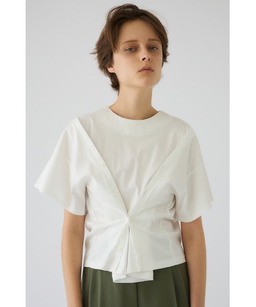 RIM.ARK tシャツ 半袖 Refined 2way cut tops リファインド ツーウェイ 