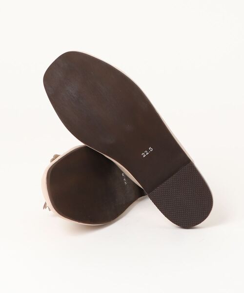 「Piedi Nudi」 フラットサンダル 23.0cm アイボリー レディース_画像3