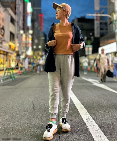 「OLD BETTY'S」 スウェットパンツ FREE 杢グレー レディース_画像6