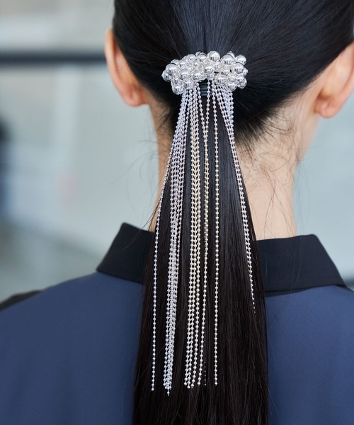 「HARE」 ヘッドアクセサリー FREE シルバー レディース_画像3