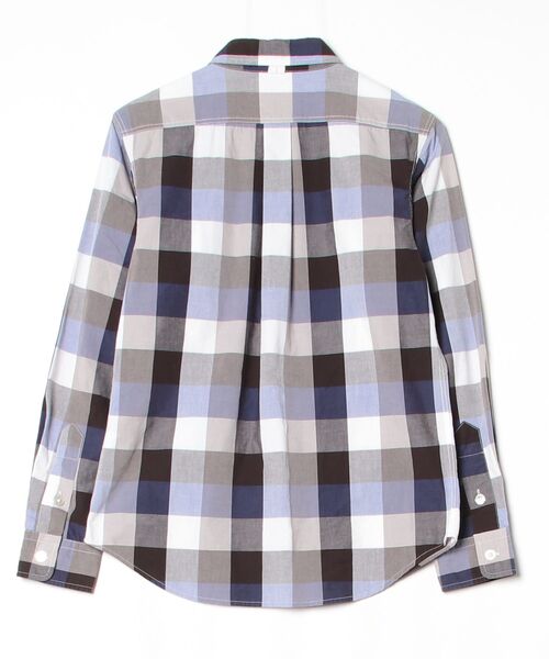 THE NORTH FACE PURPLE LABEL 「THE LABEL」 チェック柄長袖シャツ S 