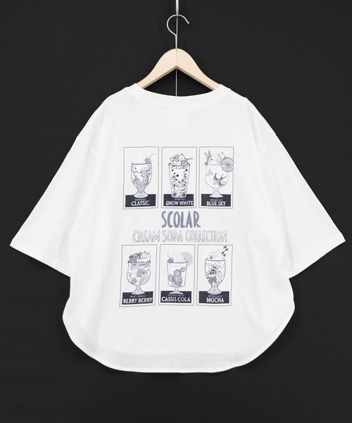 ScoLar（スカラー） tシャツ スカラークリームソーダコレクション柄T