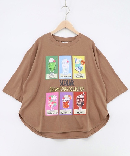 ScoLar（スカラー） tシャツ スカラークリームソーダコレクション柄T