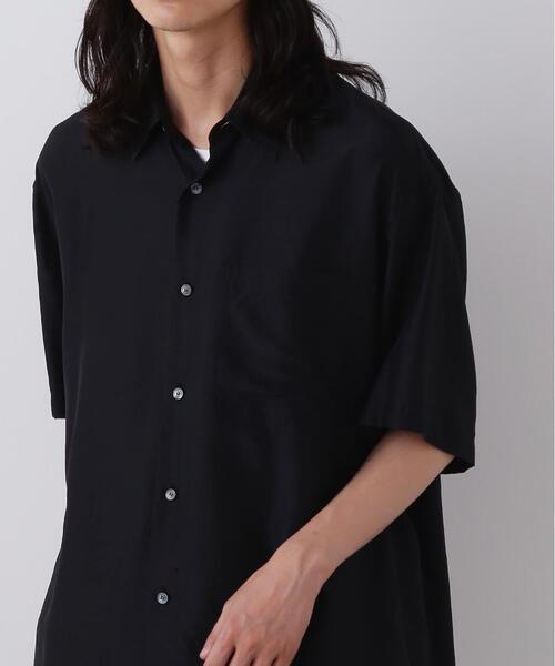 YLEVE（イレーヴ） シャツ 半袖 YLEVE / SILK HABUTAE SHIRT メンズ
