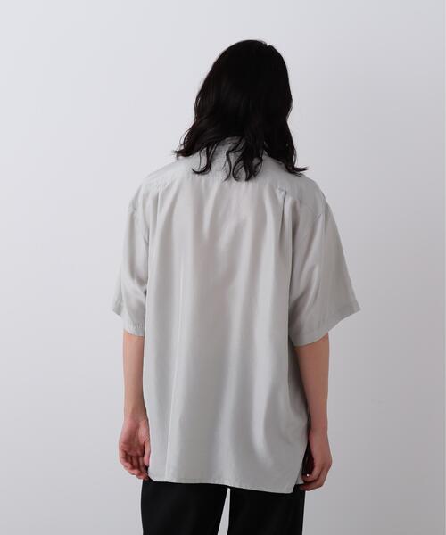 YLEVE（イレーヴ） シャツ 半袖 YLEVE / SILK HABUTAE SHIRT メンズ