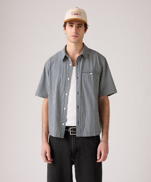 Levi's（リーバイス） シャツ 半袖 ザント ショートスリーブ ボクシー
