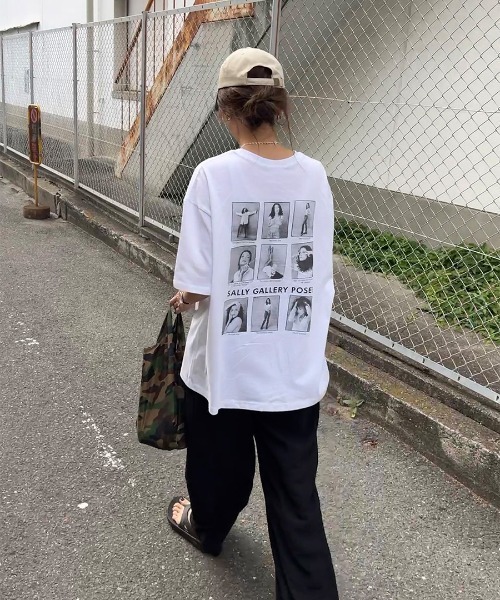 「ISOOK」 半袖Tシャツ FREE ホワイト レディース_画像2
