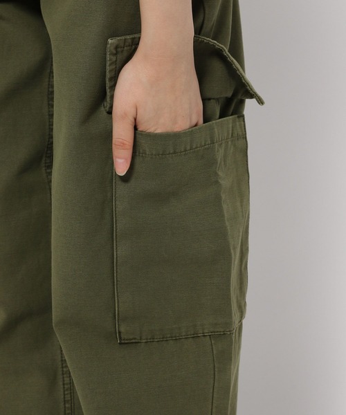 「BAYFLOW」 カーゴパンツ SMALL カーキ レディース_画像7