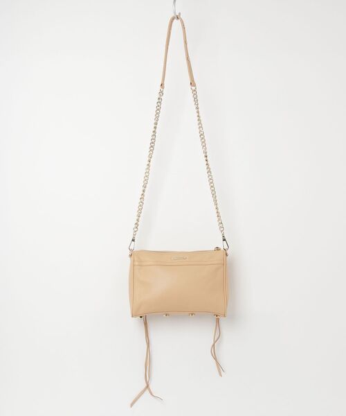 「REBECCA MINKOFF」 ワンポイントショルダーバッグ - ベージュ レディース_画像2