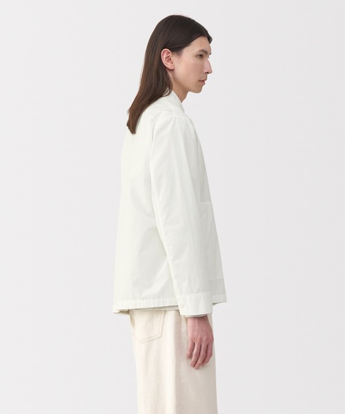 「MUJI Labo」 長袖シャツ L オフホワイト メンズ_画像3