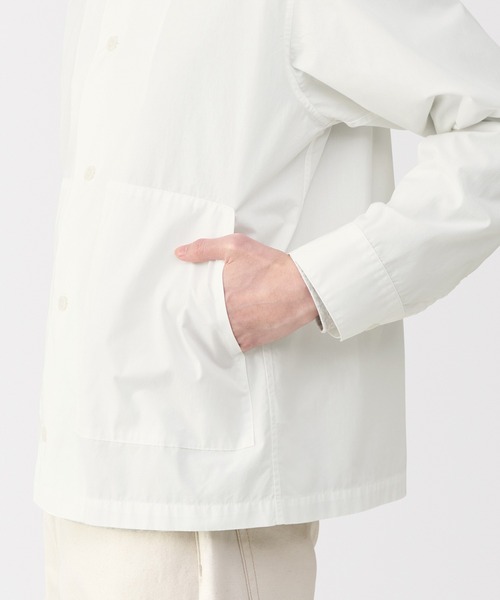 「MUJI Labo」 長袖シャツ L オフホワイト メンズ_画像6