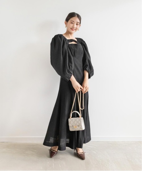 「RANDA」 コンビワンピース 1 ブラック レディース_画像7