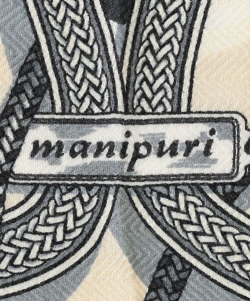 manipuri（マニプリ） ストール マフラー ウールシルクストール