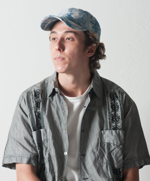 harapeco DENIM HAT - ブリーチ DENIM HAT - ブルー | harapeco Store