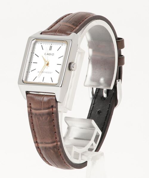 【稼動品】CASIO カシオ 腕時計 ウォッチ レザー ベルト I041 CASIO（カシオ） 腕時計 CASIO: 角型レザー クォーツ スタンダード