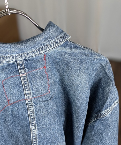 Levi's RED シャツ ブラウス Red/リーバイス レッド デニムステッチ