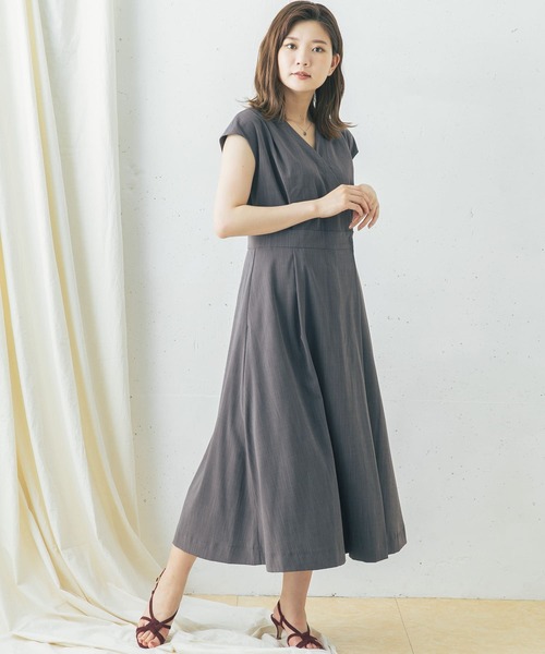ワンピース リネンライクタックカシュクールワンピース Zozotown Paypayモール店 通販 Paypayモール