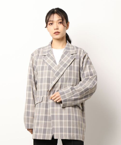 チェックジャケット　コメント優先　専用 STYLEBLOCK ジャケット テーラードジャケット 先染めチェック