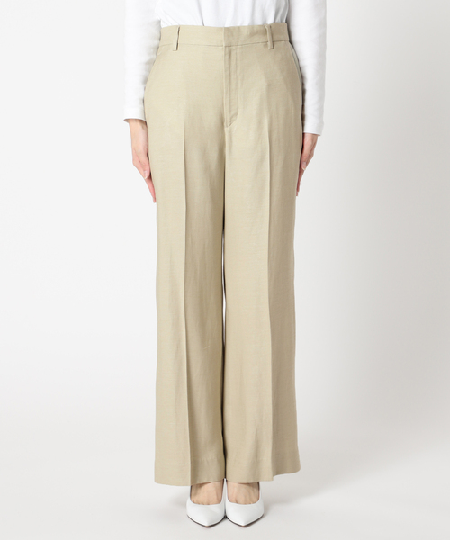 plage パンツ 《追加》washable linen混パンツ2◇ : ZOZOTOWN