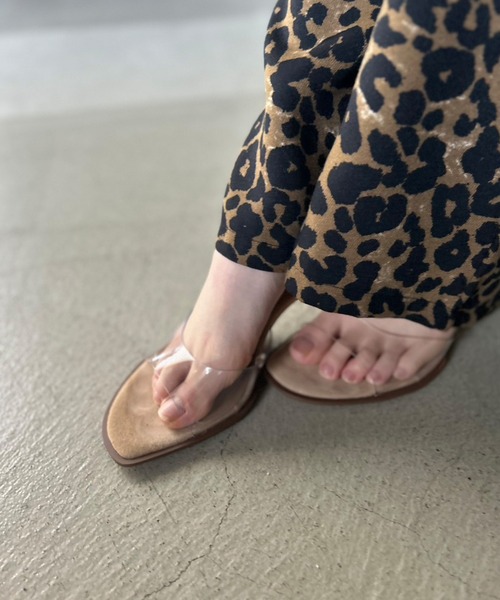 ゴートゥハリウッド レオパード ワイドパンツ サイズ01 Kotoe パンツ レディース レオパード ひょう柄 ロング丈 ワイド