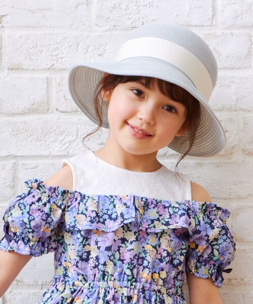 ANY（エニィ） 帽子 ハット 後ろ割れ リボン ブレード ハット キッズ