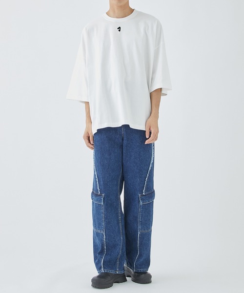 【jieda】23aw SWITCHING CARGO DENIM PANTS JieDa 23aw SWITCHING CARGO DENIM PANTS