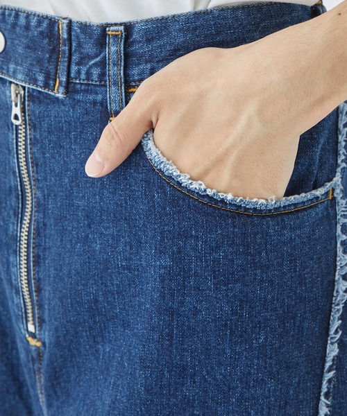 JieDa ジーンズ SWITCHING CARGO DENIM PANTS/スイッチング