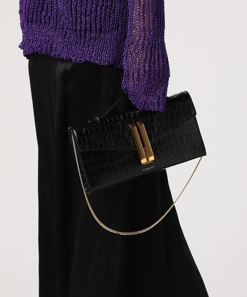 DeMellier  Vancouver クラッチバッグ DeMellier Vancouver Leather Clutch Bag | Black | FARFETCH
