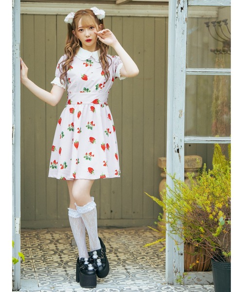 Ank Rouge ワンピース メルティングストロベリーOP : ZOZOTOWN Yahoo 