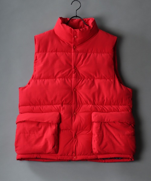 ダウンベスト PADDED VEST SITRY ダウンベスト ベスト nylon ripstop fiber down vest