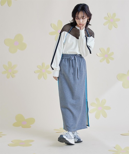 メッシュトレーナー　新品 NARUMIYA ONLINE｜【LTXC】【綿100%】ピグメントメッシュニット