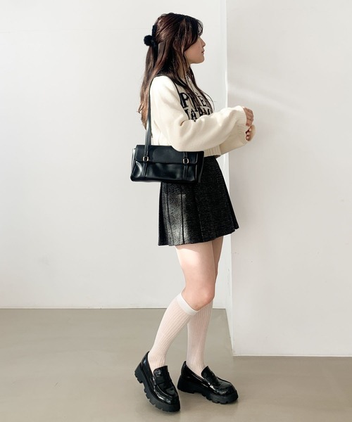 Heather（ヘザー） ニット ローゲージロゴニット 100764 レディース