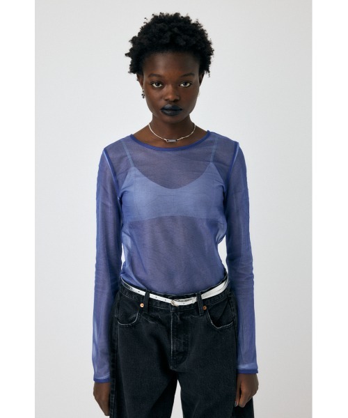 GCDS 売れ筋商品|||ジーシーディーエス Tシャツ トップス レディース Tops Azure MOUSSY tシャツ REVERSIBLE GLITTER シアートップス レディース