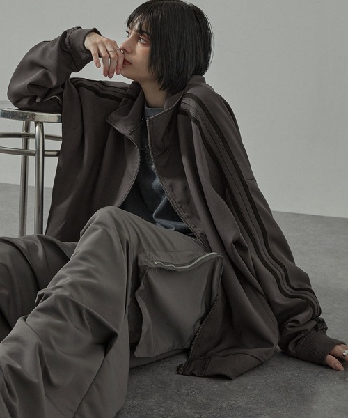 ジャージ 「セットアップ対応」'huge sizing' ダブルフェイス