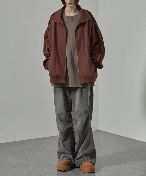 ジャージ 「セットアップ対応」'huge sizing' ダブルフェイス