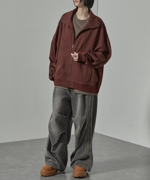 ジャージ 「セットアップ対応」'huge sizing' ダブルフェイス