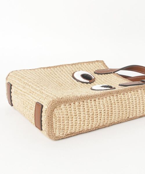 ANYA HINDMARCH トートバッグ N/S Tote Mini Eyes in Raffia