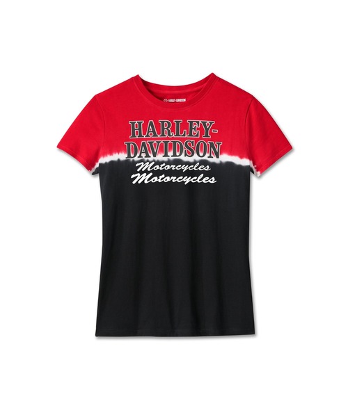 tシャツ レッドハンディドディップダイTシャツ レディース