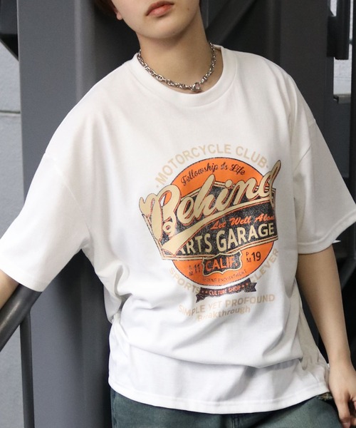 Starting Over tシャツ oversize old print T-shirt/オーバー